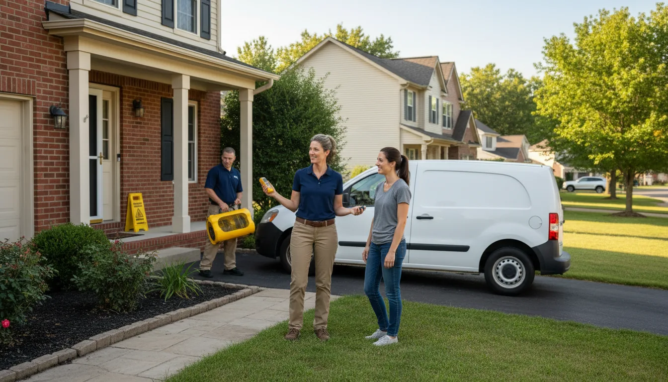 Residential water damage restoration in Paoli, PA